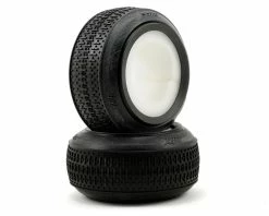 HB Racing Fullslot 1/10 2WD Buggy Front Tire (2) (White)