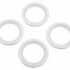 JCONCEPTS Tribute Monster Truck Wheel Mock Beadlock Rings (White) (4)