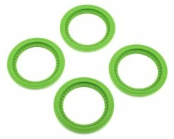 JCONCEPTS Tribute Monster Truck Wheel Mock Beadlock Rings (Green) (4)