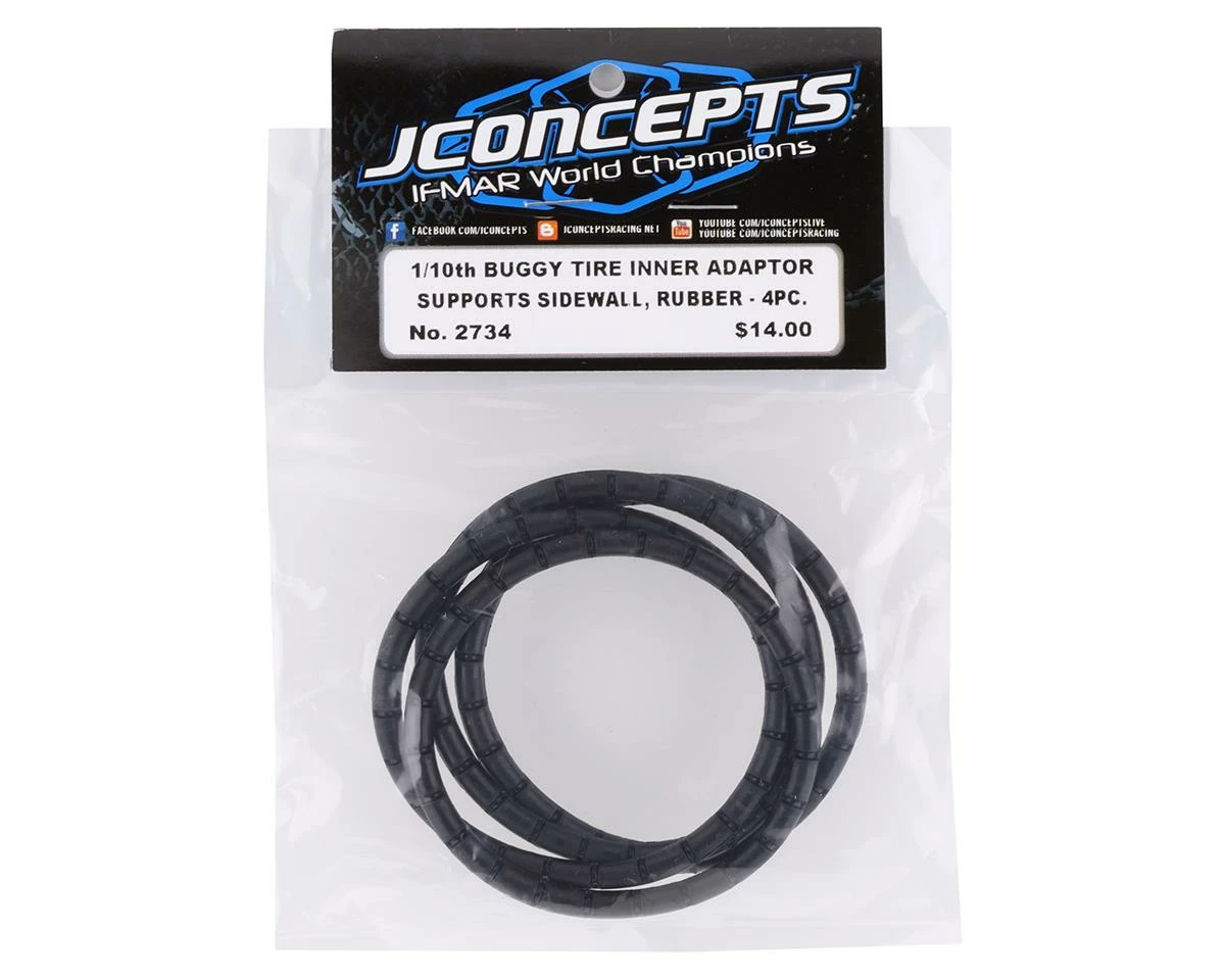 JCONCEPTS 1/10th 2.2" Buggy Tire Inner Sidewall Support Adaptor (4) - Image 2