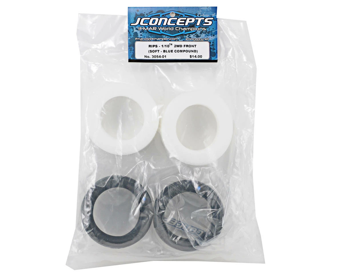 JCONCEPTS Rips 2.2" 2WD Front Buggy Tires (2) (Blue) - Image 2