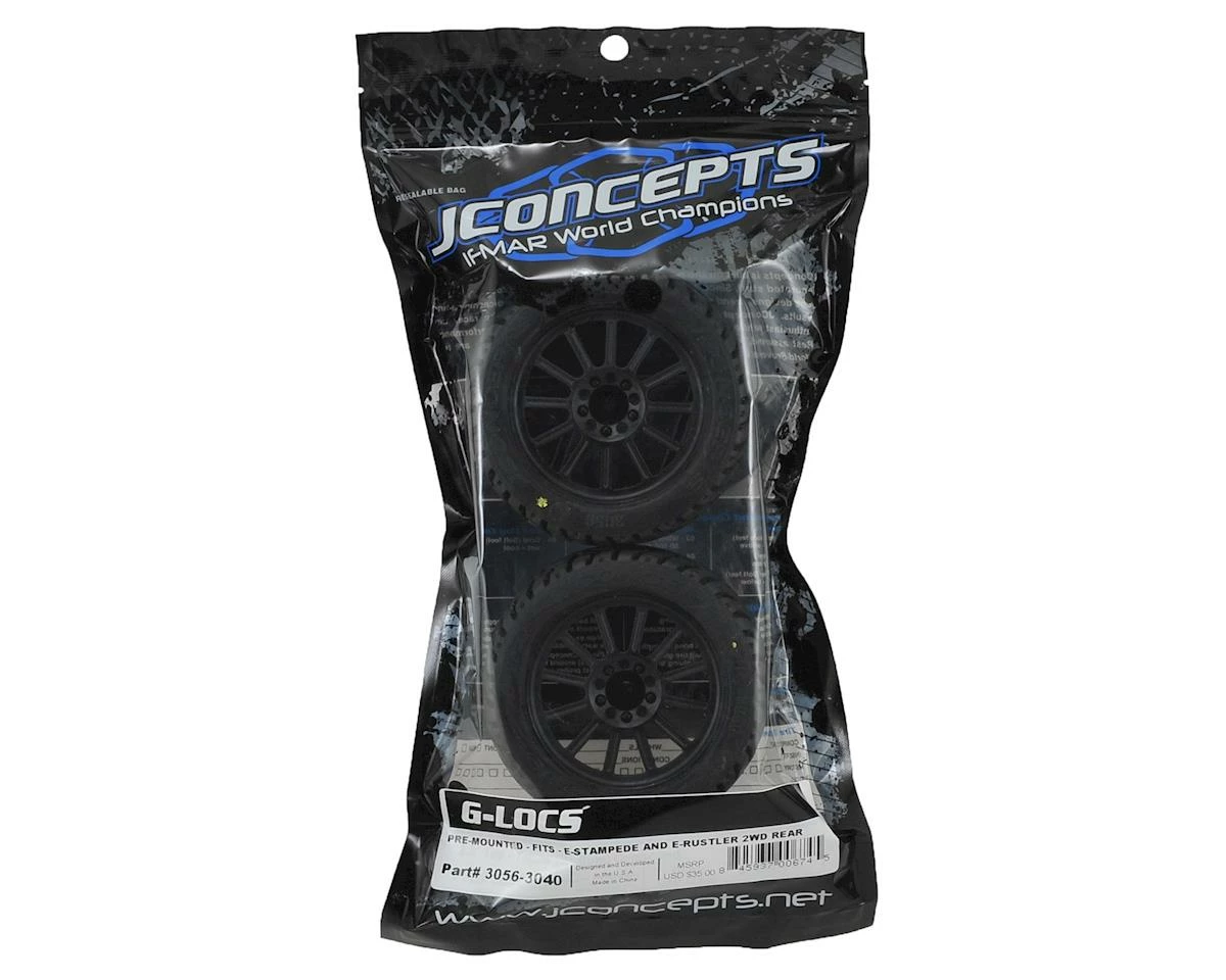 JCONCEPTS G-LocsTire, Yellow Mnt 2.8 Blk Wheel:EST, ERU - Image 3