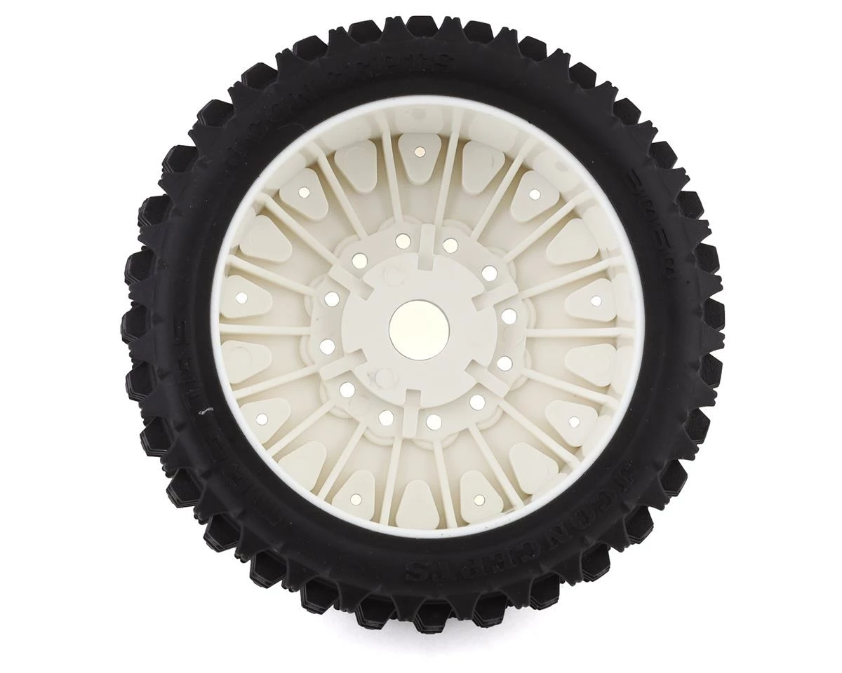 JCONCEPTS Magma Pre-Mounted 1/8 Buggy Tires W/Cheetah Wheel (White) (2) (Yellow) - Image 2