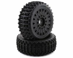 JCONCEPTS Magma Pre-Mounted 1/8 Buggy Tires W/Cheetah Wheel (Black) (2) (Yellow)