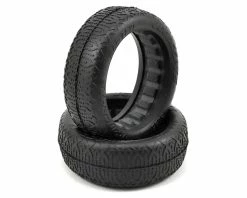 JCONCEPTS Bar Flys 60mm 2WD Front Buggy Tires (2) (Black)