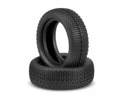 JCONCEPTS Double Dee's V2 2.2" 2WD 1/10 Front Buggy Tires (2) (Green)