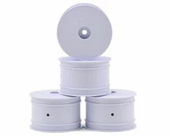 JCONCEPTS 12mm Hex Mono 2.2 Hex Rear Wheels (4) (TLR 22 5.0) (White)