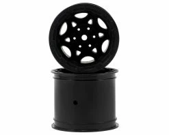 JCONCEPTS 12mm Hex Tense 2.2" Stampede/Rustler Electric Front Wheel (2) (Black)