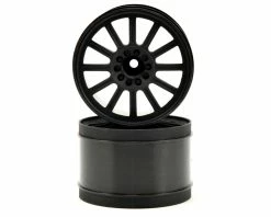 JCONCEPTS 12mm Hex Rulux 2.8" Front Wheel (2) (Black)