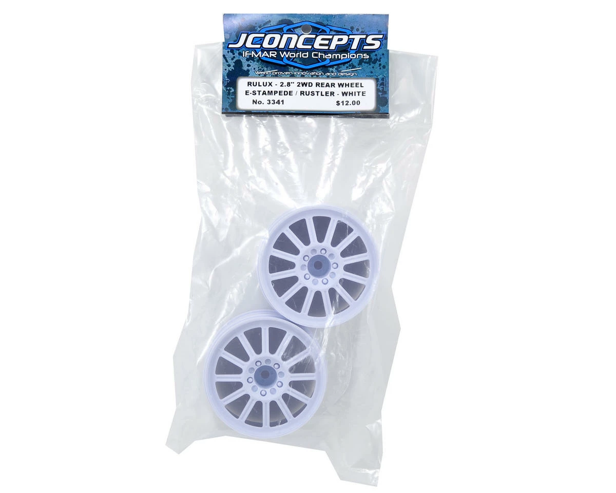 JCONCEPTS 12mm Hex Rulux 2.8" Rear Wheel (2) (White) - Image 2