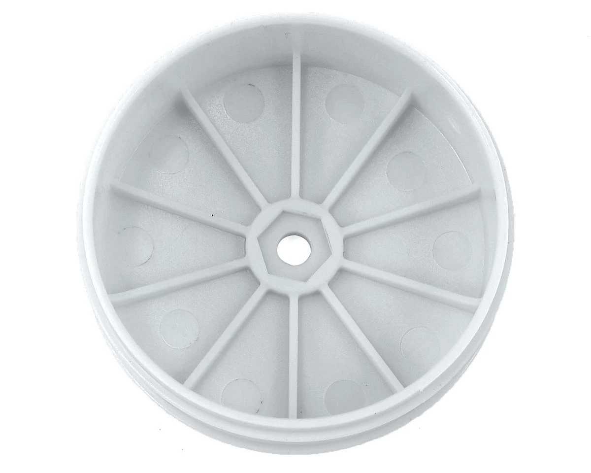 JCONCEPTS 10mm Hex Bullet 60mm Front Wheels (4) (22/22 2.0) (White) - Image 2
