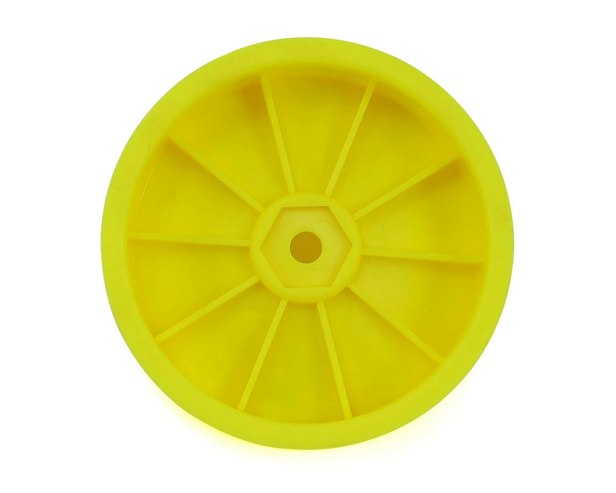 JCONCEPTS 12mm Hex Mono 2.2 "Slim" Front Wheels (4) (B6/RB6/SRX2/YZ2) (Yellow) - Image 2