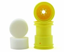 JCONCEPTS Tribute 2.6 X 3.6" Monster Truck Wheel (Yellow) (2)