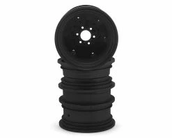 JCONCEPTS Krimson Dually 2.6" Dual Truck Wheels W/Adaptors & Covers (Black) (2)