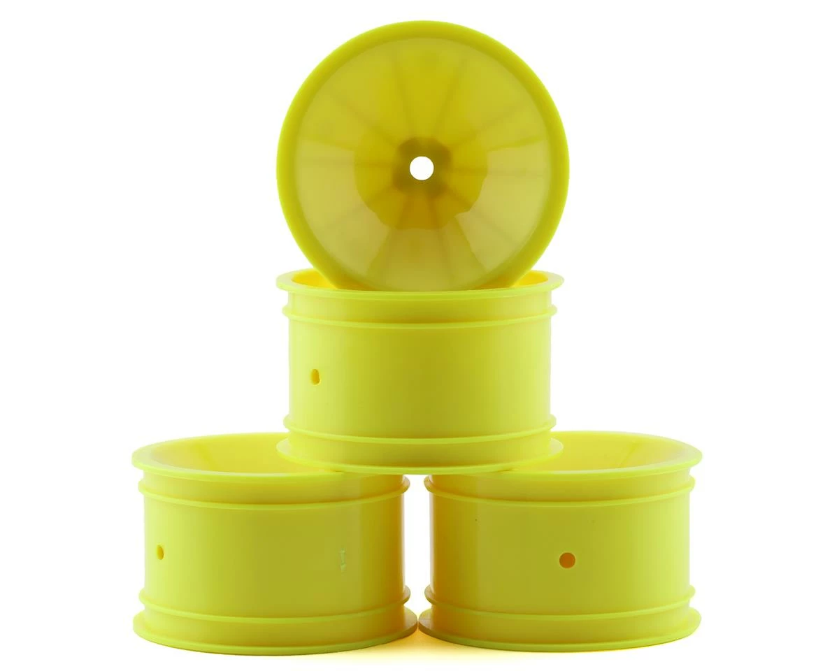 JCONCEPTS Mono 2.2 Rear Wheels (Yellow) (4) (RC10)