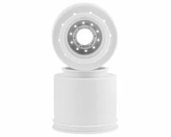 JCONCEPTS Aggressor 2.6x3.8" Monster Truck Wheel (White) (2) W/17mm Hex