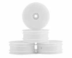 JCONCEPTS Losi Mini-B Front Mono Wheel Set (White) (4)