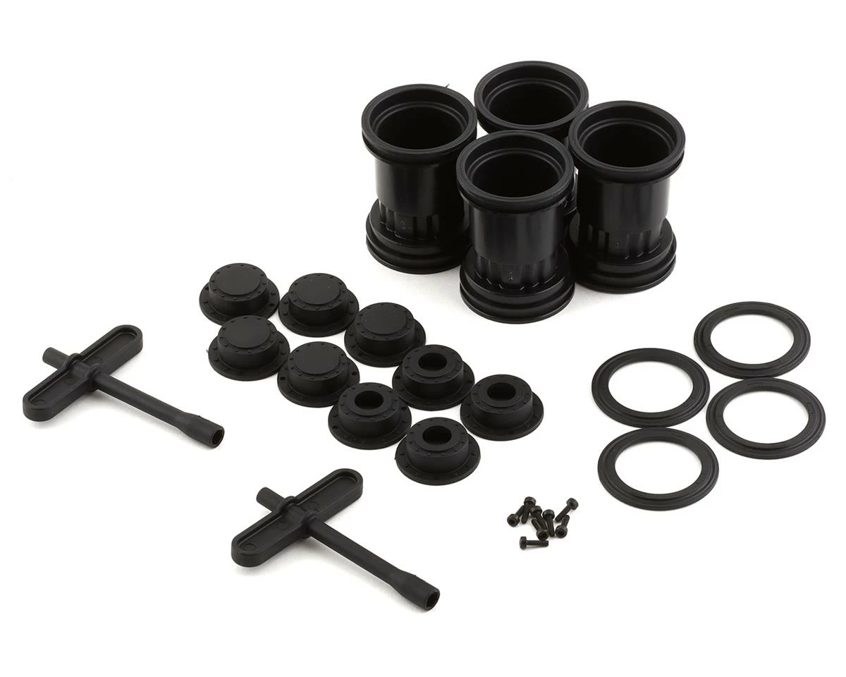 JCONCEPTS Tribute 1/24th Mini Monster Truck Wheels (Black) (4)