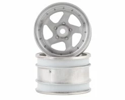 Kyosho Optima 43mm 5 Spoke Wheels (Satin Chrome) (2)