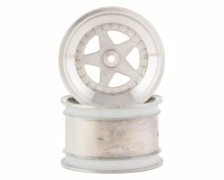Kyosho Scorpion 2.2 Rear Wheels (Satin Chrome) (2)