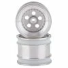 Kyosho Tomahawk Rear Wheels (Satin Chrome) (2)
