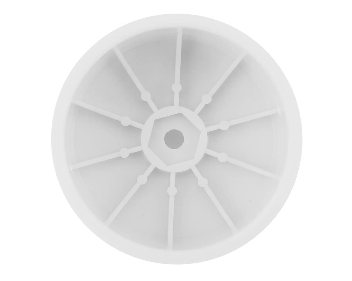 Kyosho 12mm Hex 2.2" 4WD Front Wheels (RB7) (2) (White) - Image 2