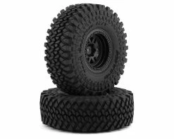 LOSI Nitto Trail Grappler Pre-Mounted Tires W/KMC Wheels (Black) (2)