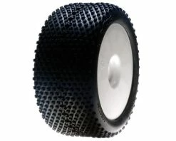 LOSI XXT Pre-Mounted 1/8 Truggy Tires (2) (White) (Blue) W/17mm Hex
