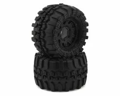 PRO-LINE Interco TSL SX Super Swamper 2.8" Pre-Mounted Tires W/Raid Rear Wheels (M2) (2) (Black) W/12mm Removable Hex