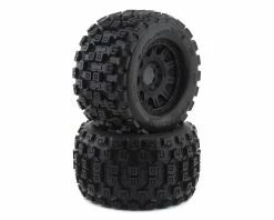 PRO-LINE Badlands MX38 3.8" Tire W/Raid 8x32 Wheels (Black) (2) (M2) W/Removable Hex
