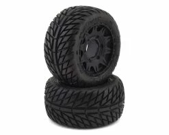 PRO-LINE Street Fighter LP 2.8" Tires W/Raid Rear Wheels (2) (Black) (M2) W/12mm Removable Hex