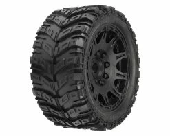 PRO-LINE 1/6 Masher X HP Belted Pre-Mounted Monster Truck Tires (Black) (2) (M2) W/24mm Hex