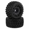 PRO-LINE Badlands MX57 5.7" Pre-Mounted 1/6 Monster Truck Tires (Black) (2) (Z3) W/Raid Wheels