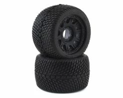 PRO-LINE Road Rage MX38 3.8" Tire W/Raid 8x32 Wheels (2) (Black) (M2) W/Removable Hex