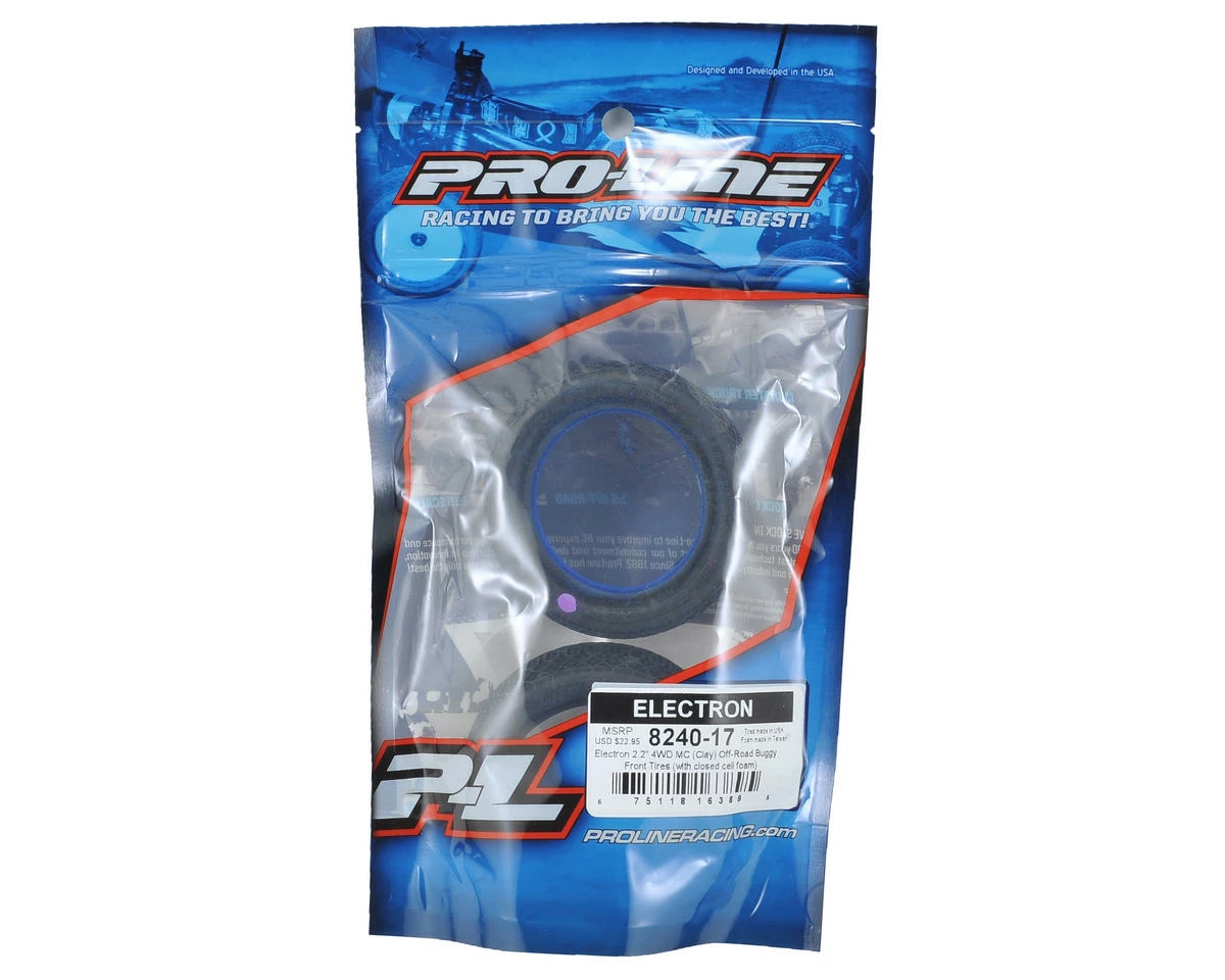 PRO-LINE Electron 2.2" 4WD Buggy Front Tires (2) (MC) - Image 2