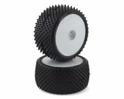 PRO-LINE Pyramid 2.2" Rear Buggy Pre-Mounted Carpet Tires (White) (2) (Z3) (Velocity) W/12mm Hex