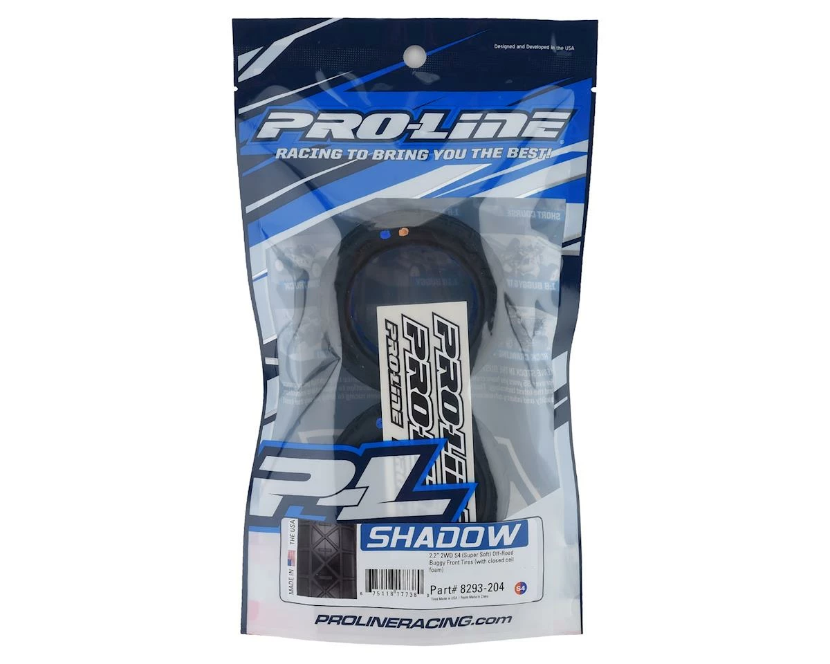 PRO-LINE Shadow 2.2" 2WD Buggy Front Tires (2) (S4) - Image 2