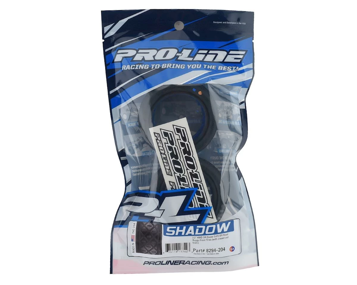 PRO-LINE Shadow 2.2" 4WD Buggy Front Tires (2) (S4) - Image 2