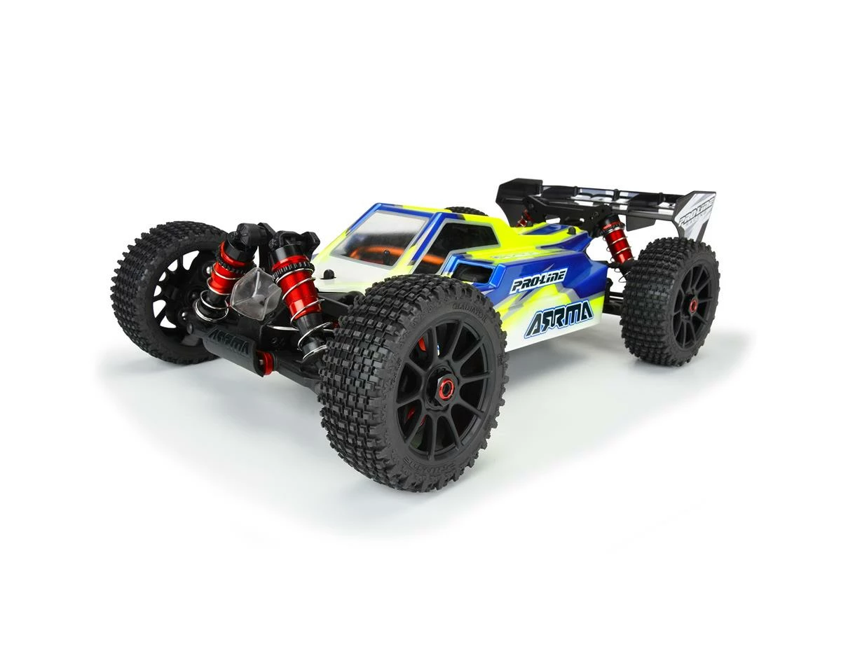 PRO-LINE Gladiator Pre-Mounted 1/8 Buggy Tires (2) (Black) (M2) W/Mach 10 Wheel - Image 5