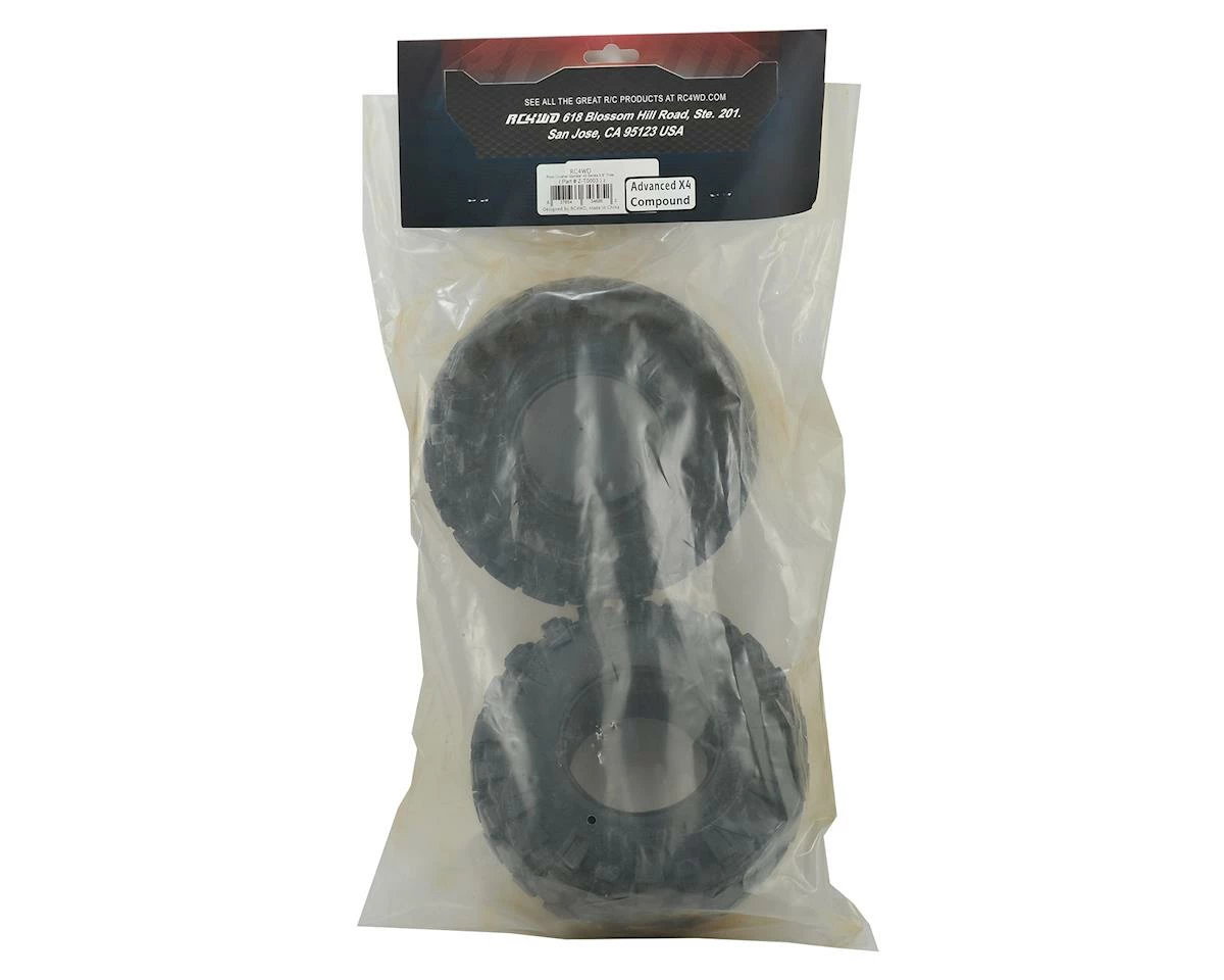 RC4WD Rock Crusher Monster 40 Series 3.8" Tires (2) (X4 Compound) - Image 2