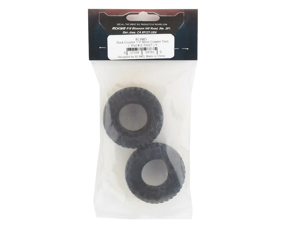 RC4WD Rock Crusher 1.0" Micro Crawler Tires (2) - Image 2