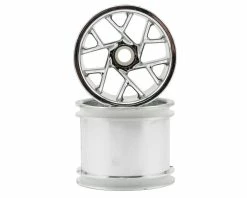 RPM "Slingshot 12 Spoke" Traxxas Nitro Front Wheels (2) (Chrome) (Pins)