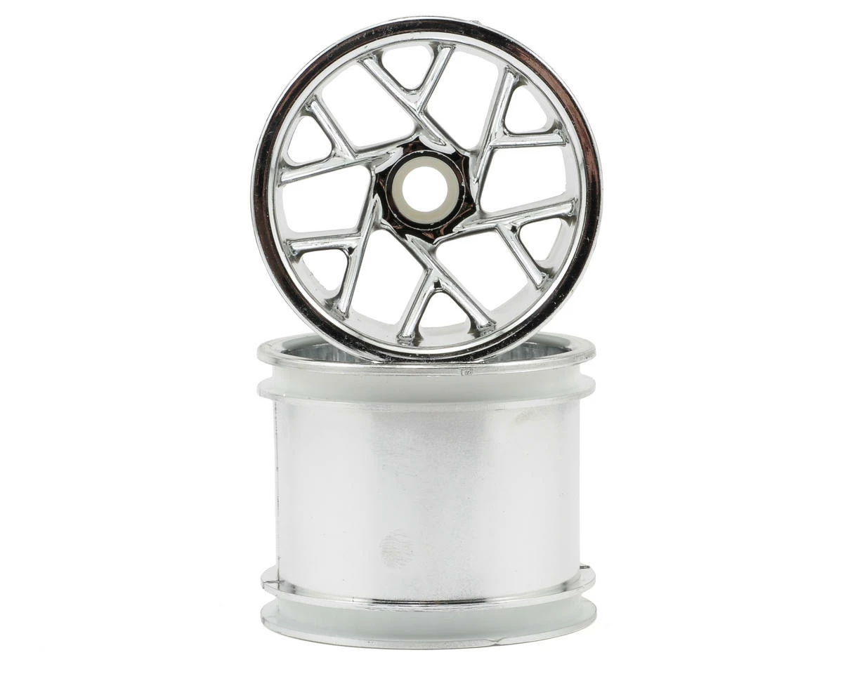 RPM "Slingshot 12 Spoke" Traxxas Nitro Front Wheels (2) (Chrome) (Pins)