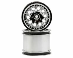 RPM 12mm Hex "Revolver 10 Hole" Traxxas Electric Rear Wheels (2) (Chrome)