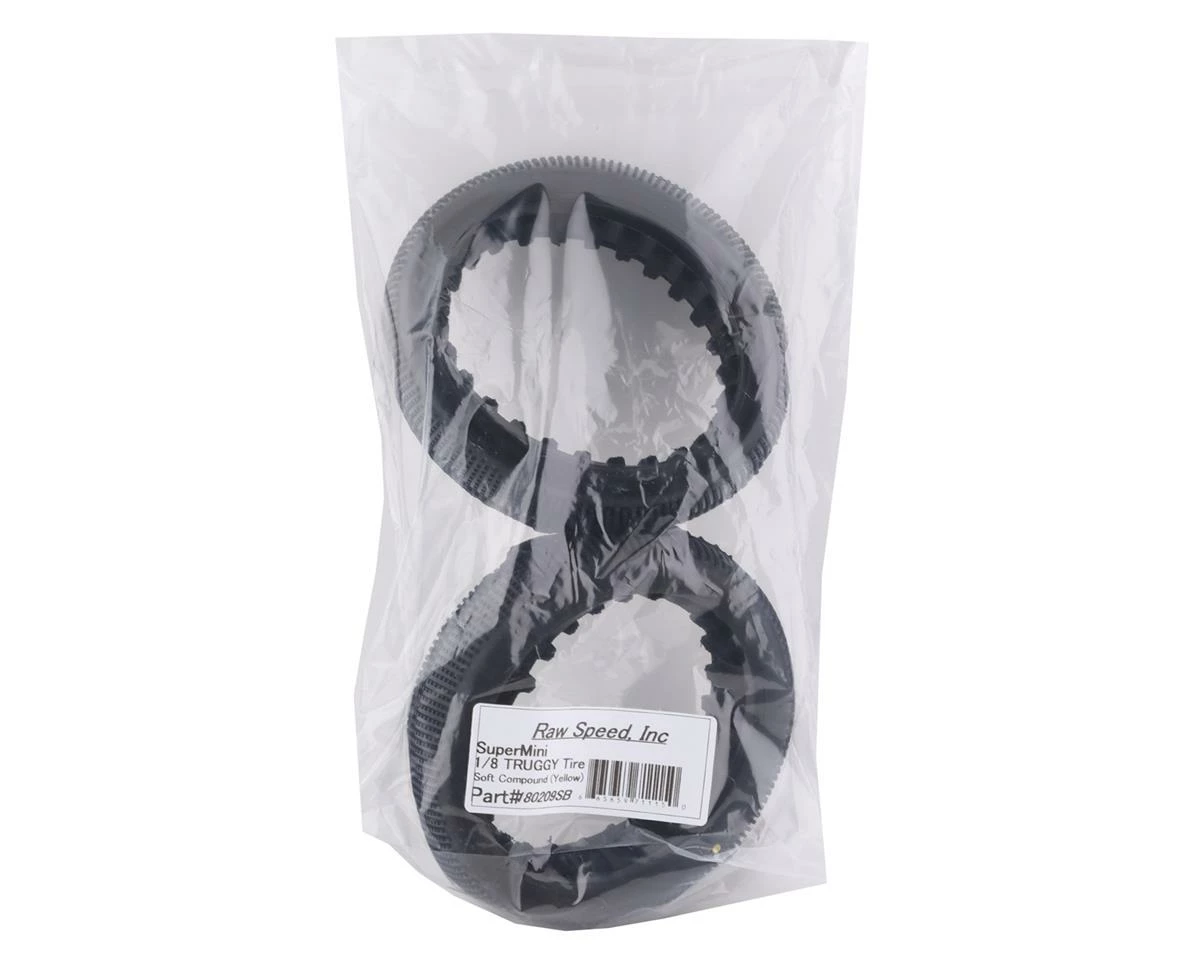 Raw Speed RC UperMini 1/8 Off-Road Truggy Tires (2) (Soft) - Image 2