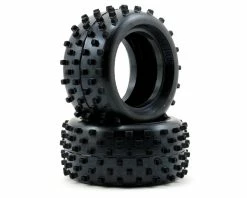 Schumacher "Block" 1/10 Buggy Rear Carpet Tires (2) (Blue)