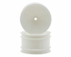 Schumacher "Flexlite" 1/10 Buggy Rear Wheels (2) (White) (Pins)