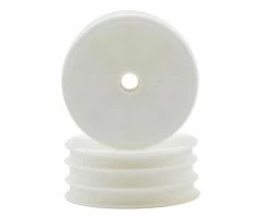Schumacher "Flexlite" 1/10 2WD Buggy Front Wheels (2) (White) (Pins)