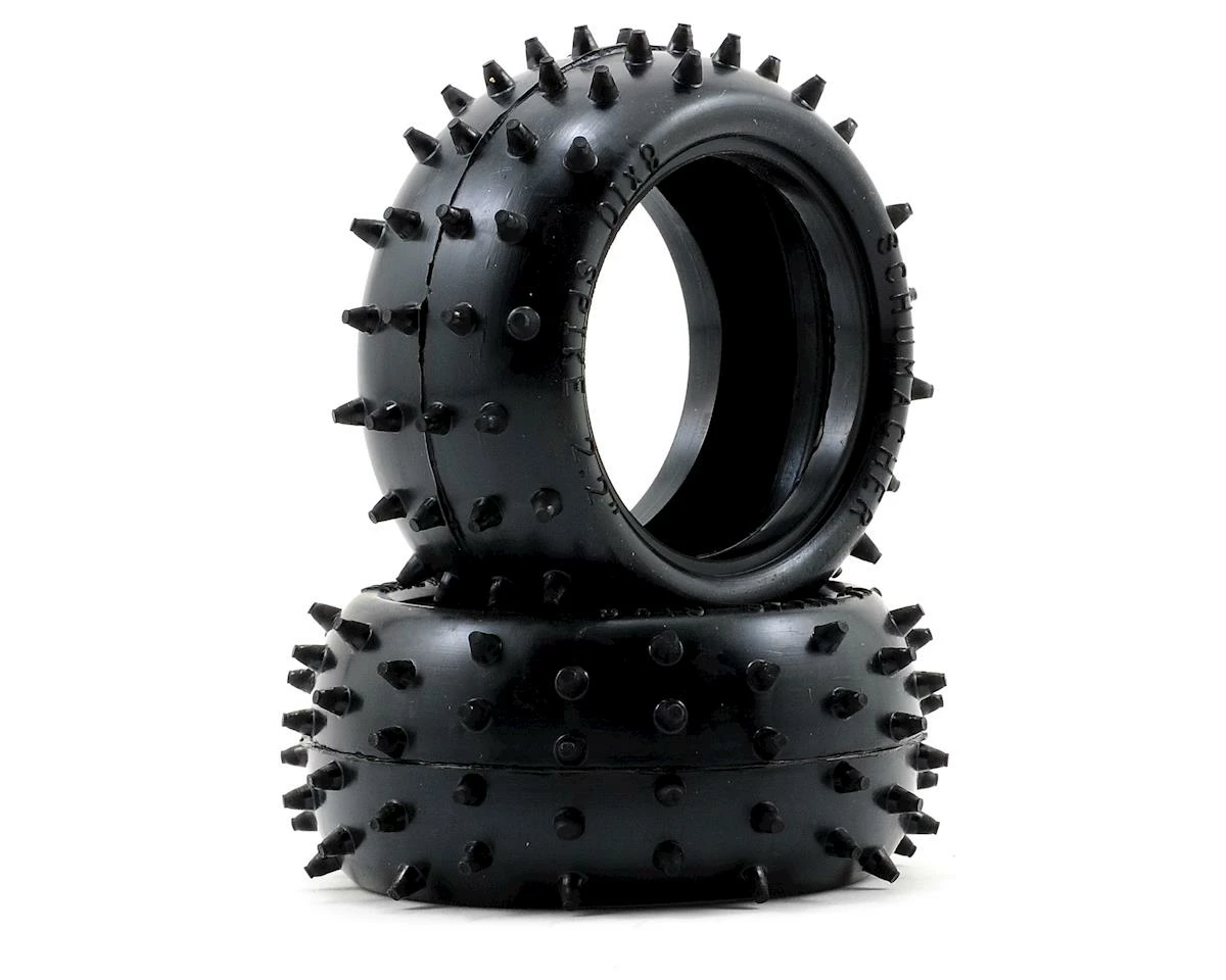 Schumacher "Full Spike" 2.2" 1/10 Buggy Rear Tires (2) (Yellow)
