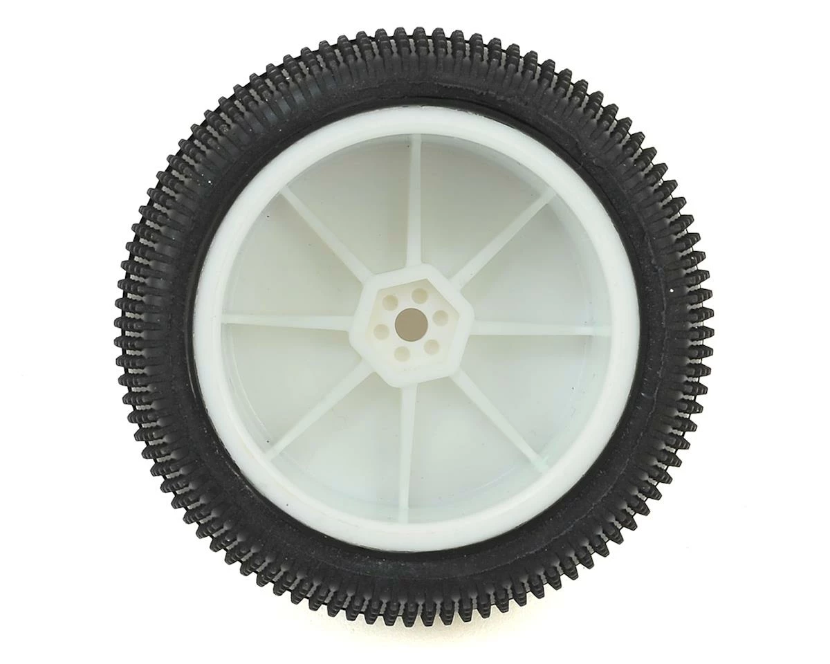 Schumacher Cactus 2.2" Rear 1/10 Buggy Pre-Mounted Carpet Tire (2) (Yellow) - Image 2